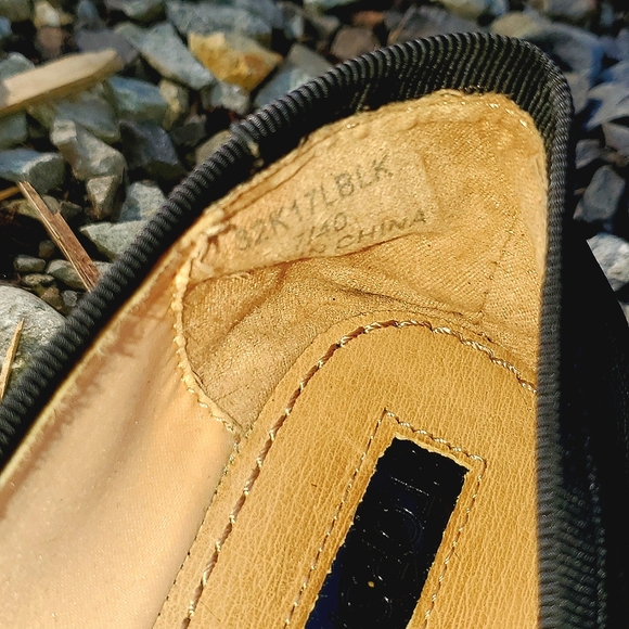 Topshop Ballet Style Black Pearl Studded Flats S 7 Fun Shoes - Picture 3 of 4